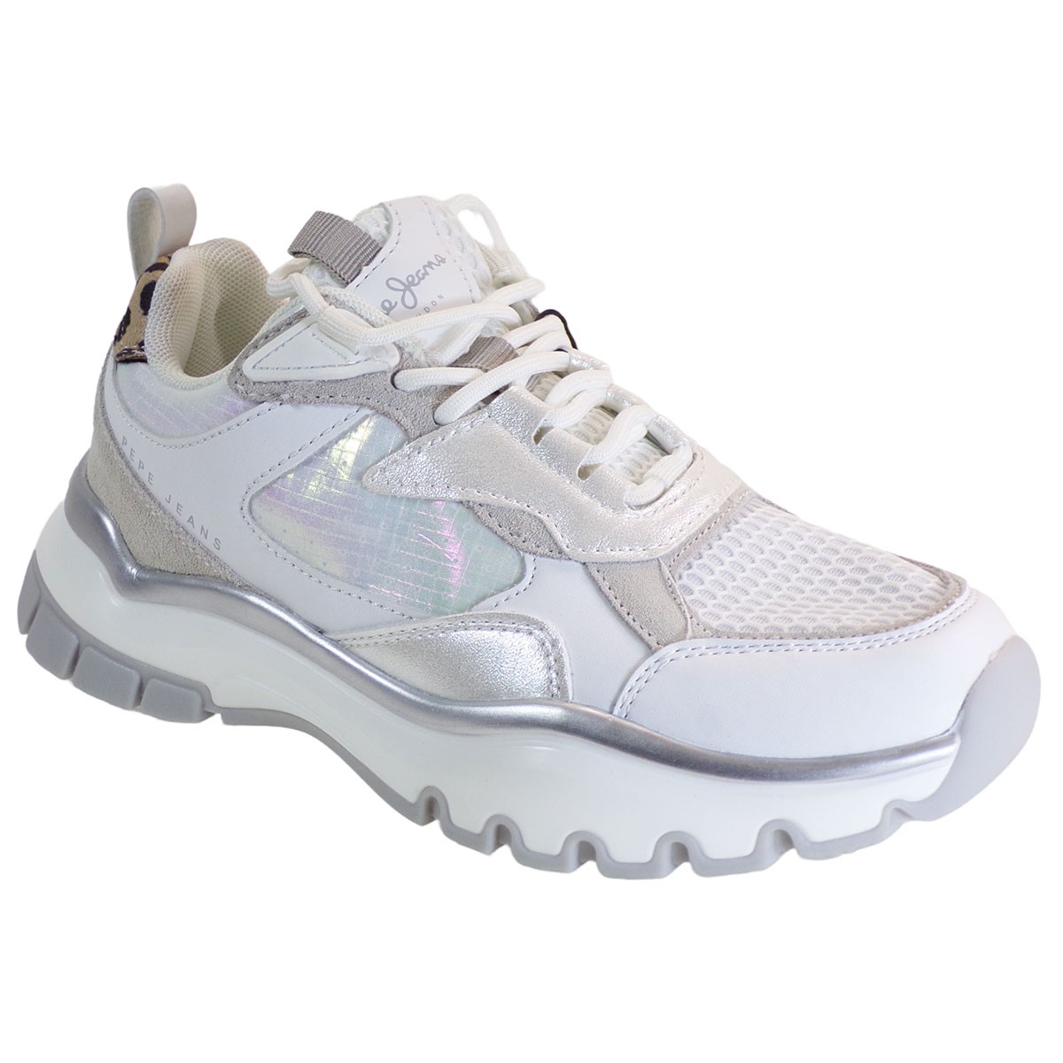 Pepe jeans BANKSY MOON Sneakers Γυναικεία Παπούτσια PLS31394-800 Λευκό