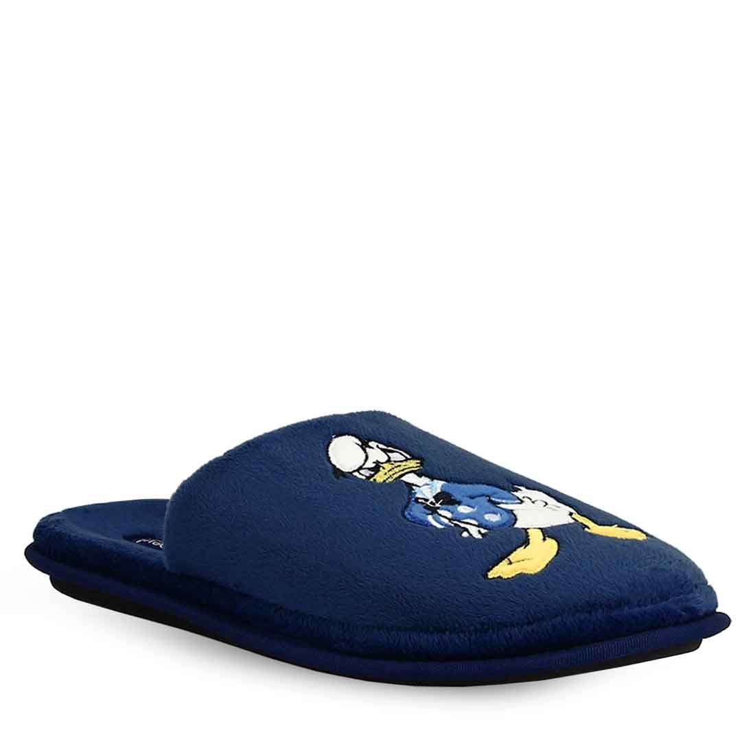 PAREX Ανδρικές Παντόφλες Σπιτιού Donald Duck Disney 10126168N Μπλέ