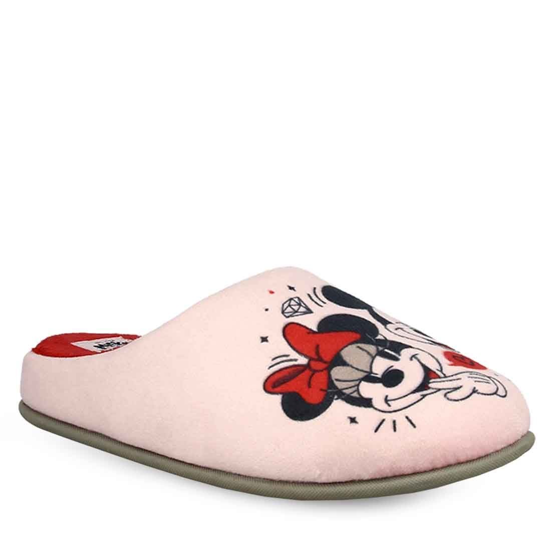 Parex Γυναικείες Παντόφλες Mickey & Minnie Disney 10126169.PI Ρόζ