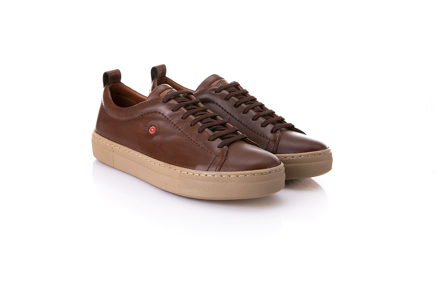 Robinson Ανδρικά Παπούτσια Sneakers 69437 Καφέ Δέρμα