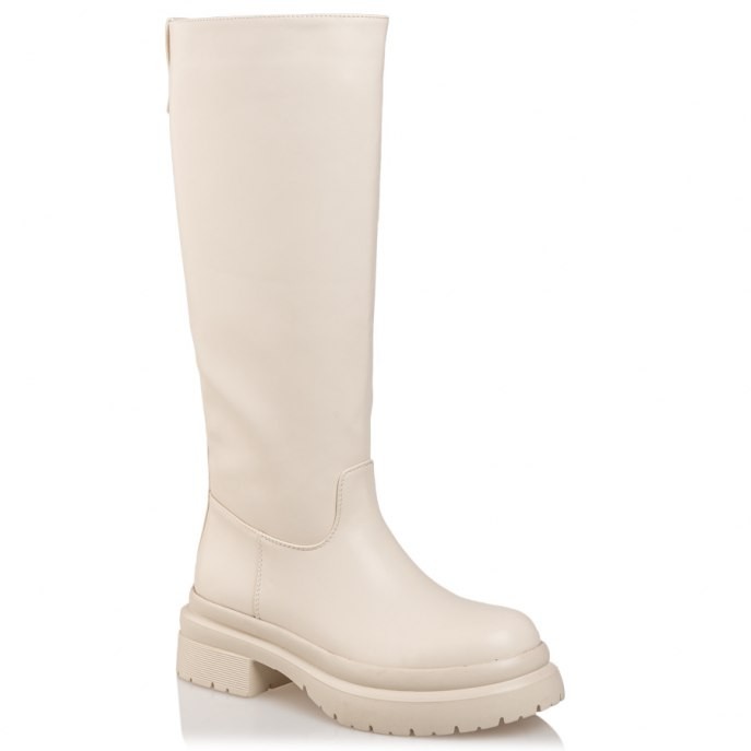 Mairiboo by Envie Shoes Γυναικεία Mπότα M23-16023-36 Μπέζ STALLIONS
