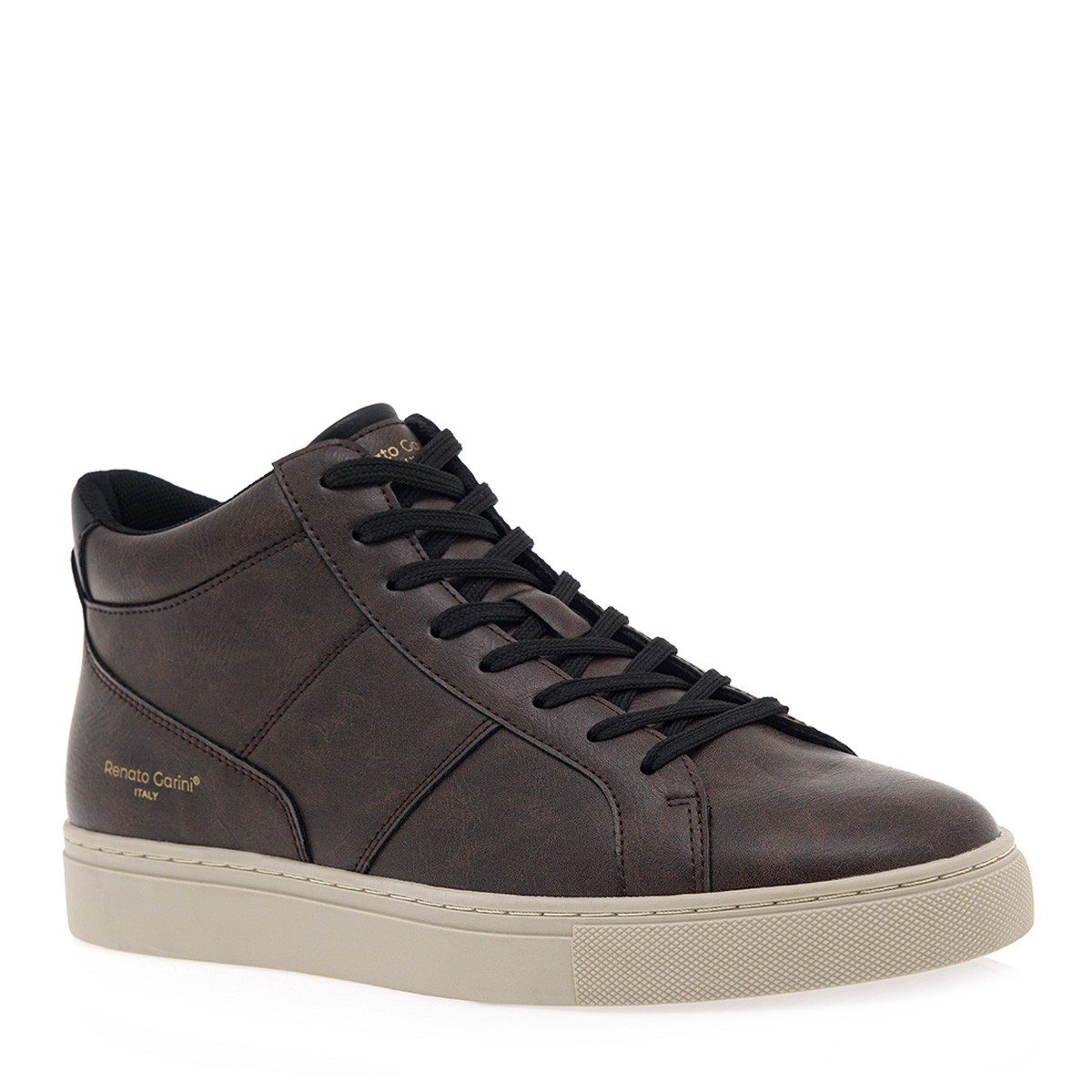 Renato Garini Ανδρικά Μποτάκια Sneakers 222-700 Καφέ Mαύρο