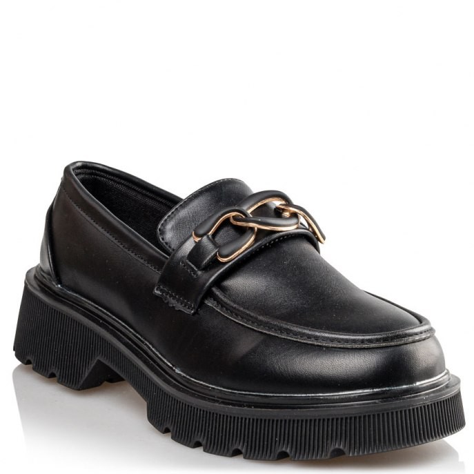 ENVIE SHOES Γυναικεία Παπούτσια LOAFERS V15-16194-34 Μαύρο miss nv v15-16194 mauro