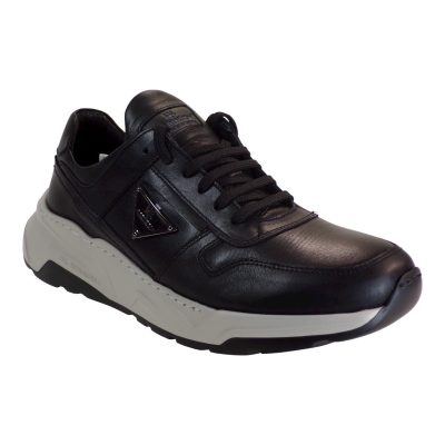 Robinson Ανδρικά Παπούτσια Sneakers 71301 Μαύρο Δέρμα