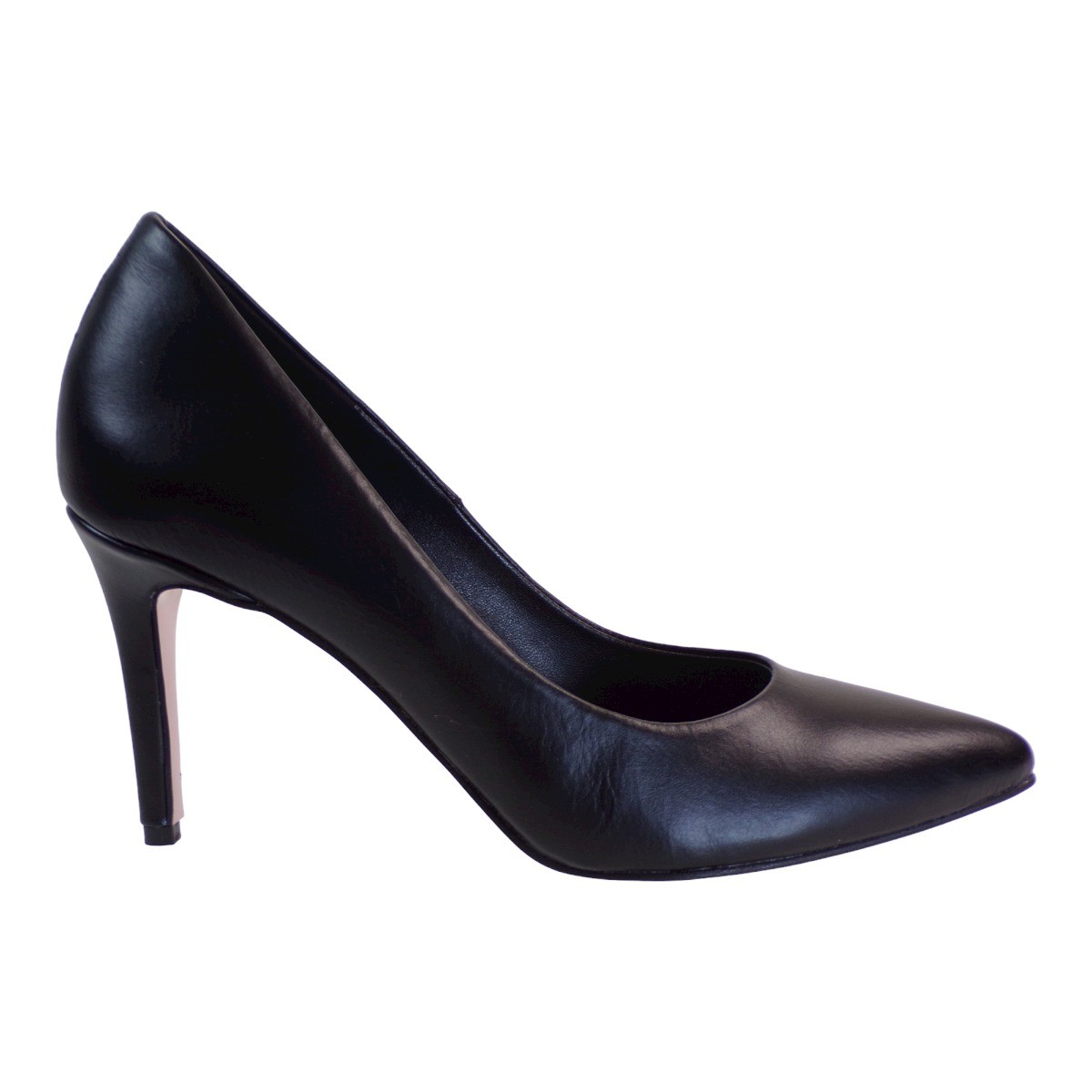 Dominique Shoes Γυναικεία Παπούτσια Γόβες 81001 Μαύρο Δέρμα φωτογραφία