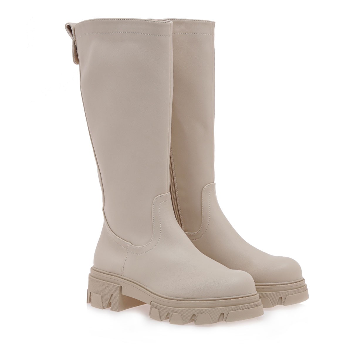 Exe Shoes Γυναικεία Μπότα 635-700 Mπέζ P27006353411