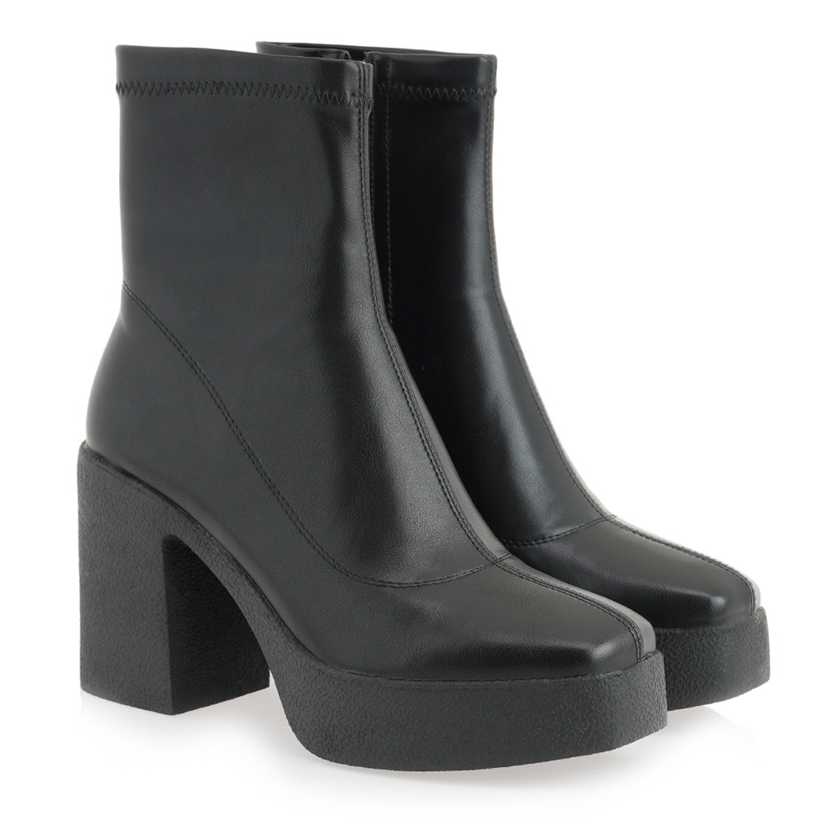 Exe Shoes Γυναικεία Μποτάκια 037-67V Μαύρo P367V0374001