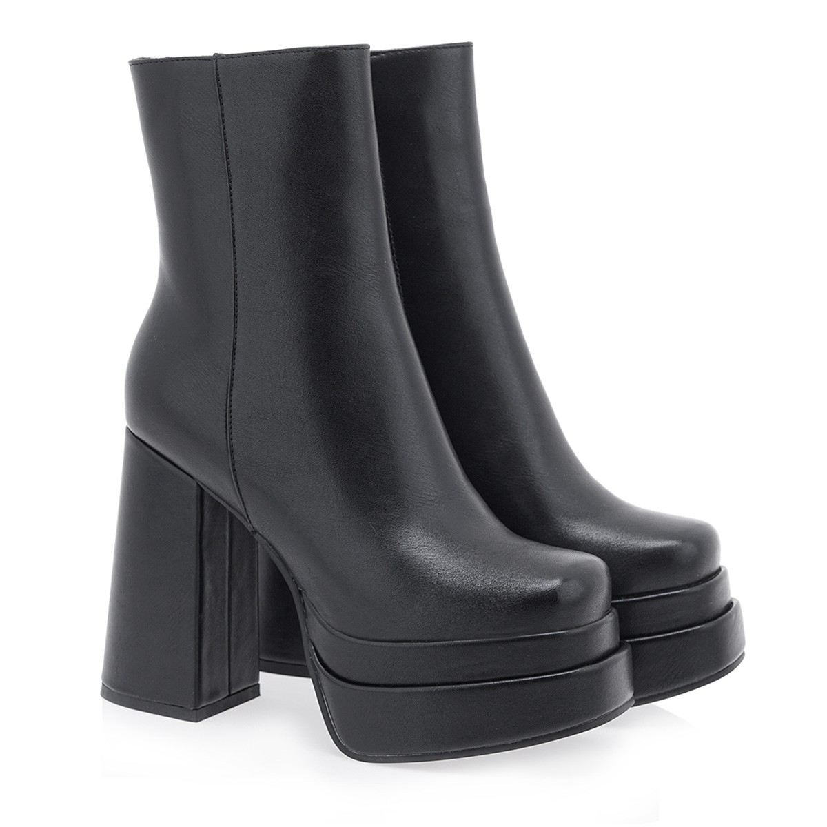 Exe Shoes Γυναικεία Μποτάκια 040-67V Μαύρo P367V0406001
