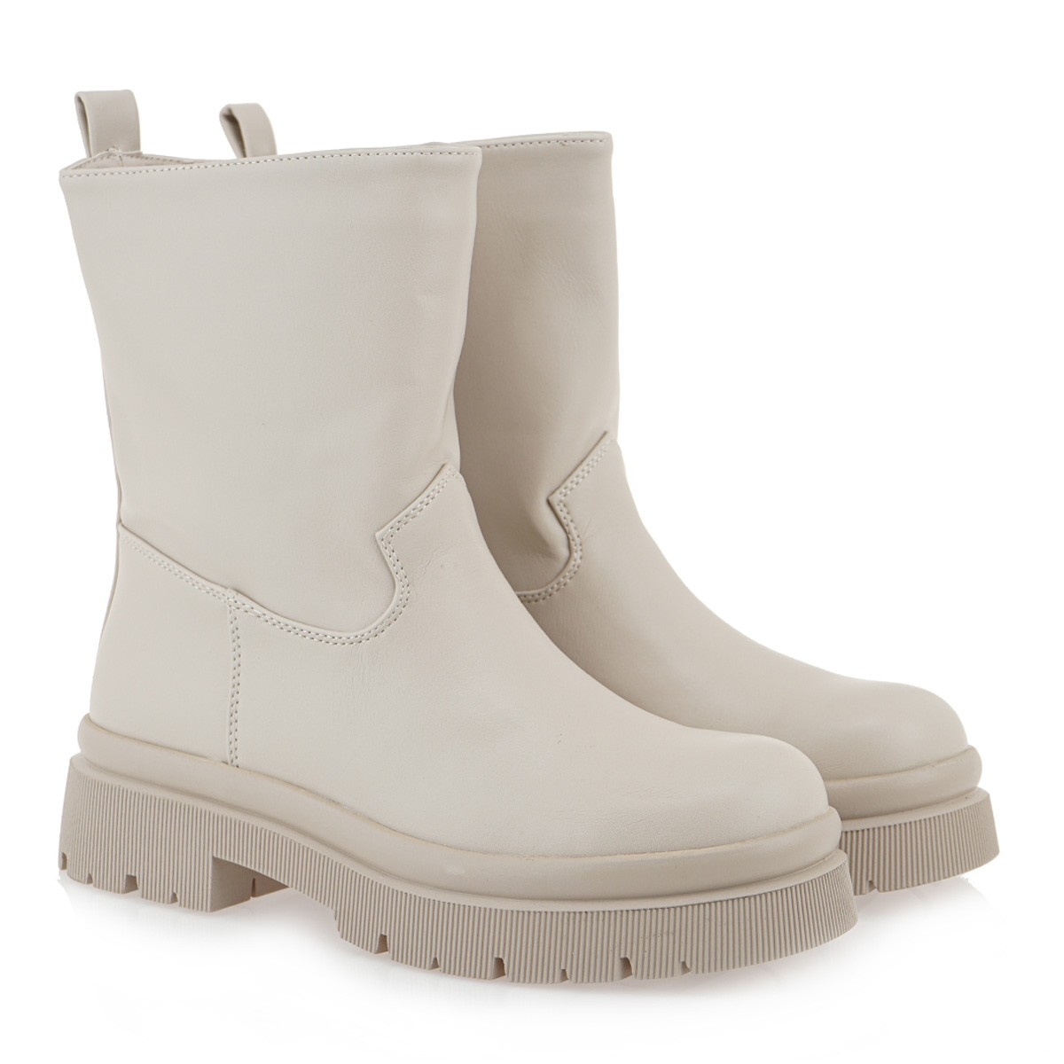 Exe Shoes Γυναικεία Μποτάκια Αρβυλάκια 120-75Α Μπέζ P375A1203581