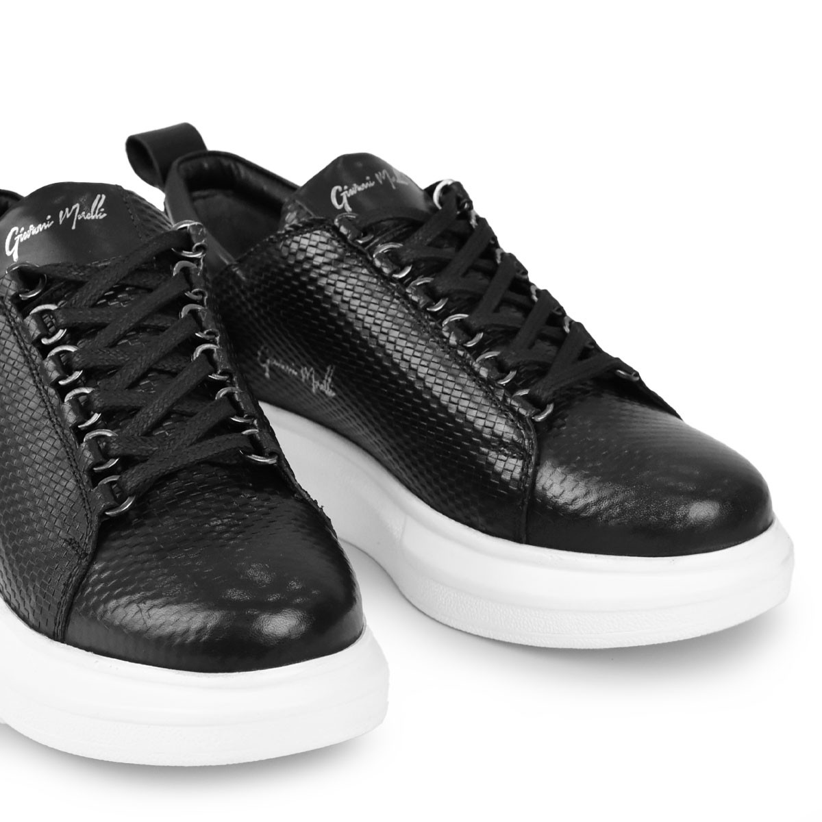 Γυναικείες Ανατομικές Δερμάτινες Γόβες Ragazza 080 Μαύρο Λουστριν