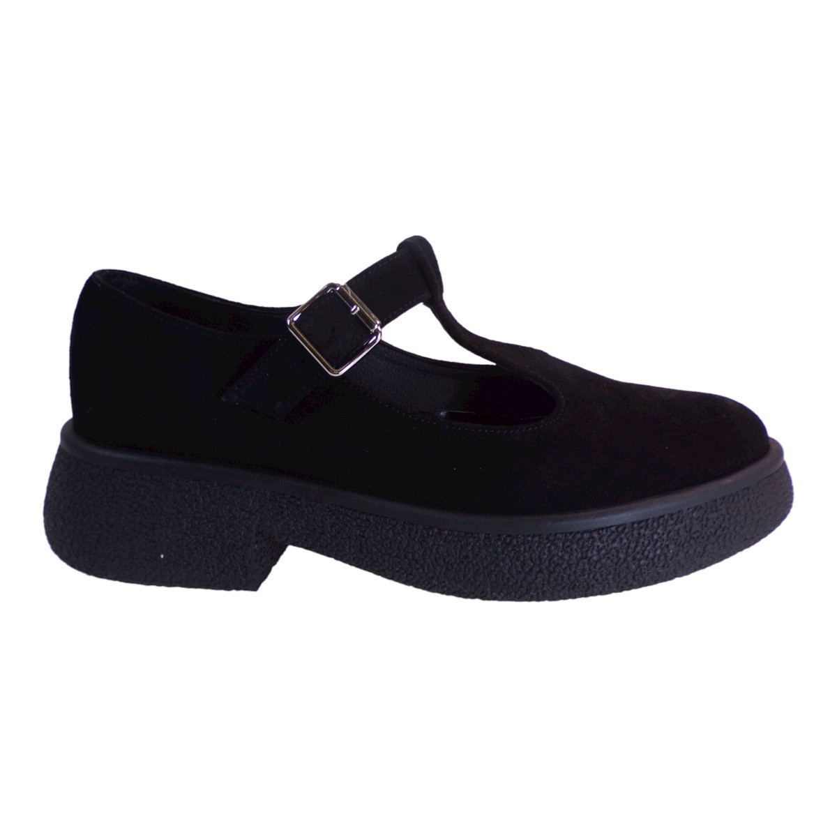 Katia Shoes Γυναικεία Παπούτσια Μοκασίνι Κ6-Ζ Μαύρο Καστόρι Δέρμα