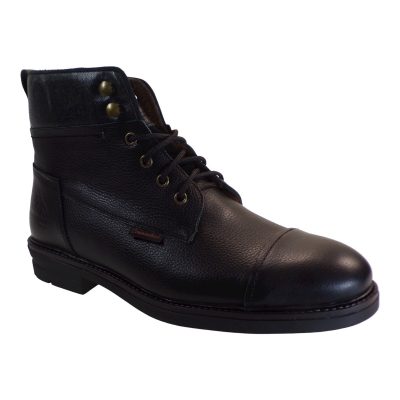 Commanchero Ανδρικά Μποτάκια Αρβυλάκια 72237-721 Μαύρο Δέρμα