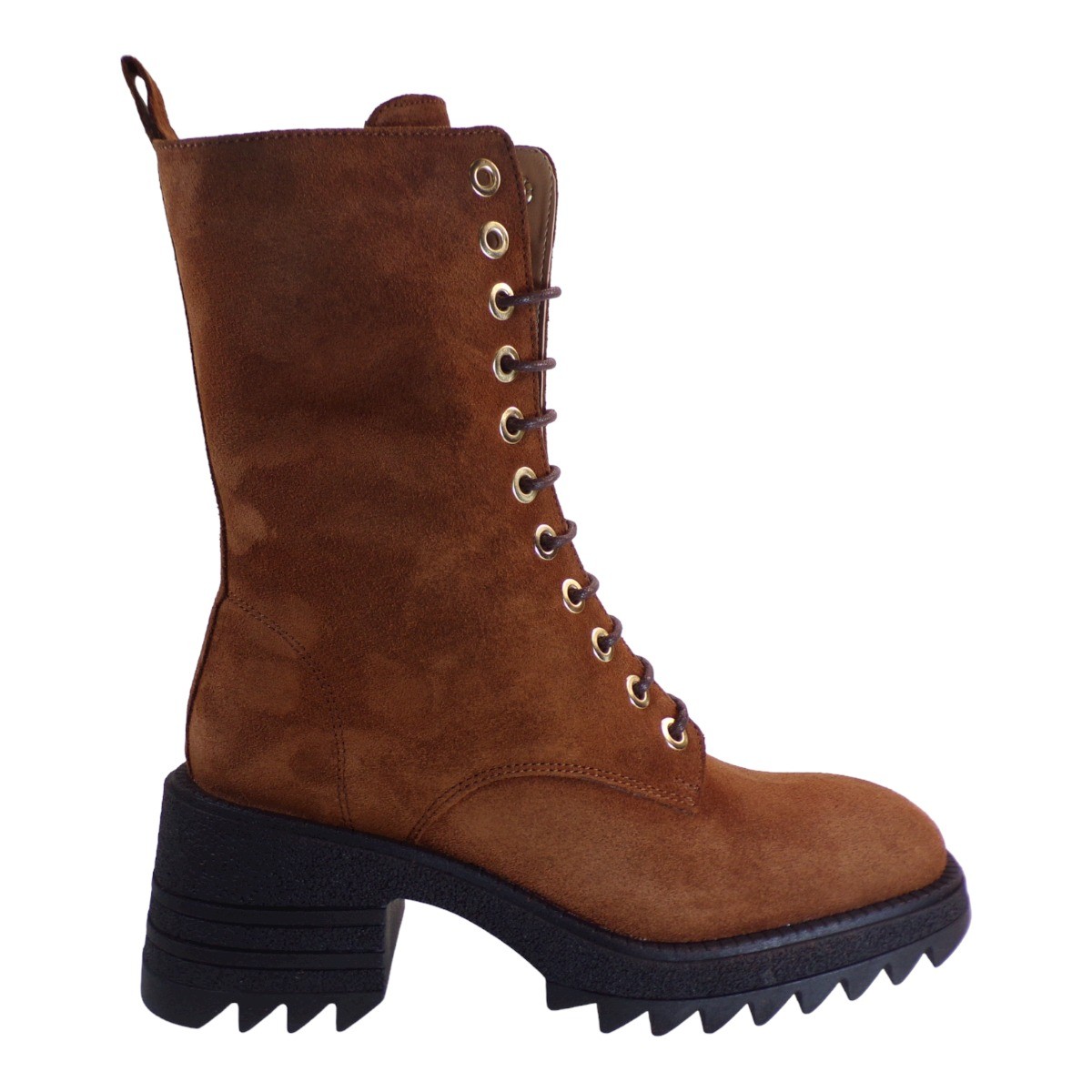 Fardoulis Shoes Γυναικεία Παπούτσια Αρβυλάκια 550-01 Ταμπά Δέρμα Καστόρι φωτογραφία