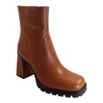 Fardoulis Shoes Γυναικεία Παπούτσια Μποτάκια 753-01 Ταμπά Δέρμα