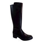 Fardoulis Shoes Γυναικεία Παπούτσια Μπότα 1815 Μαύρο Δέρμα