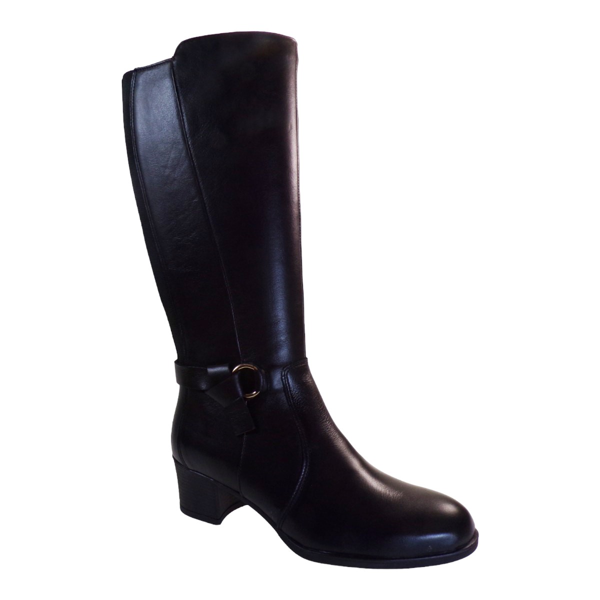 Softies Shoes Γυναικείες Μπότες 7314 Μαύρο Δέρμα