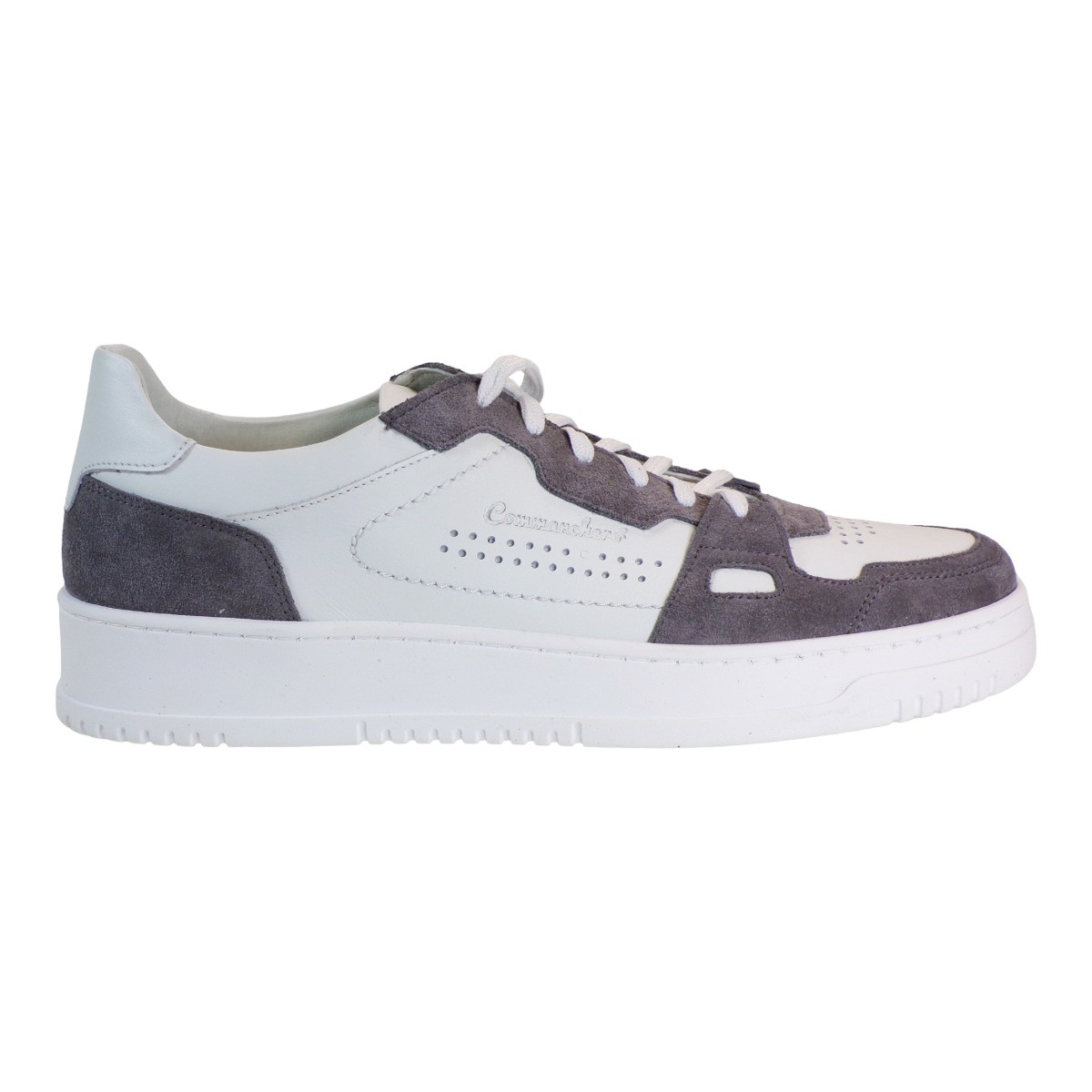 Commanchero Sneakers Ανδρικά Παπούτσια 72281-420 Γκρί-Λευκό Δέρμα φωτογραφία