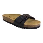 Scholl Γυναικεία Σανδάλια Ανατομικά Δερμάτινα ESTELLE F30035-1004 Μαύρο