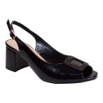 Katia Shoes Γυναικεία Παπούτσια Γόβες 11-881 Μαύρο Λουστρίνι