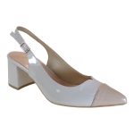 Katia Shoes Γυναικεία Παπούτσια Γόβες 16-5089 Κρέμ-Πούδρα Λουστρίνι