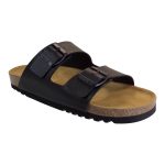 Scholl Ανδρικά Σανδάλια Ανατομικά Δερμάτινα JULIEN  F30072-1004 Μαύρο