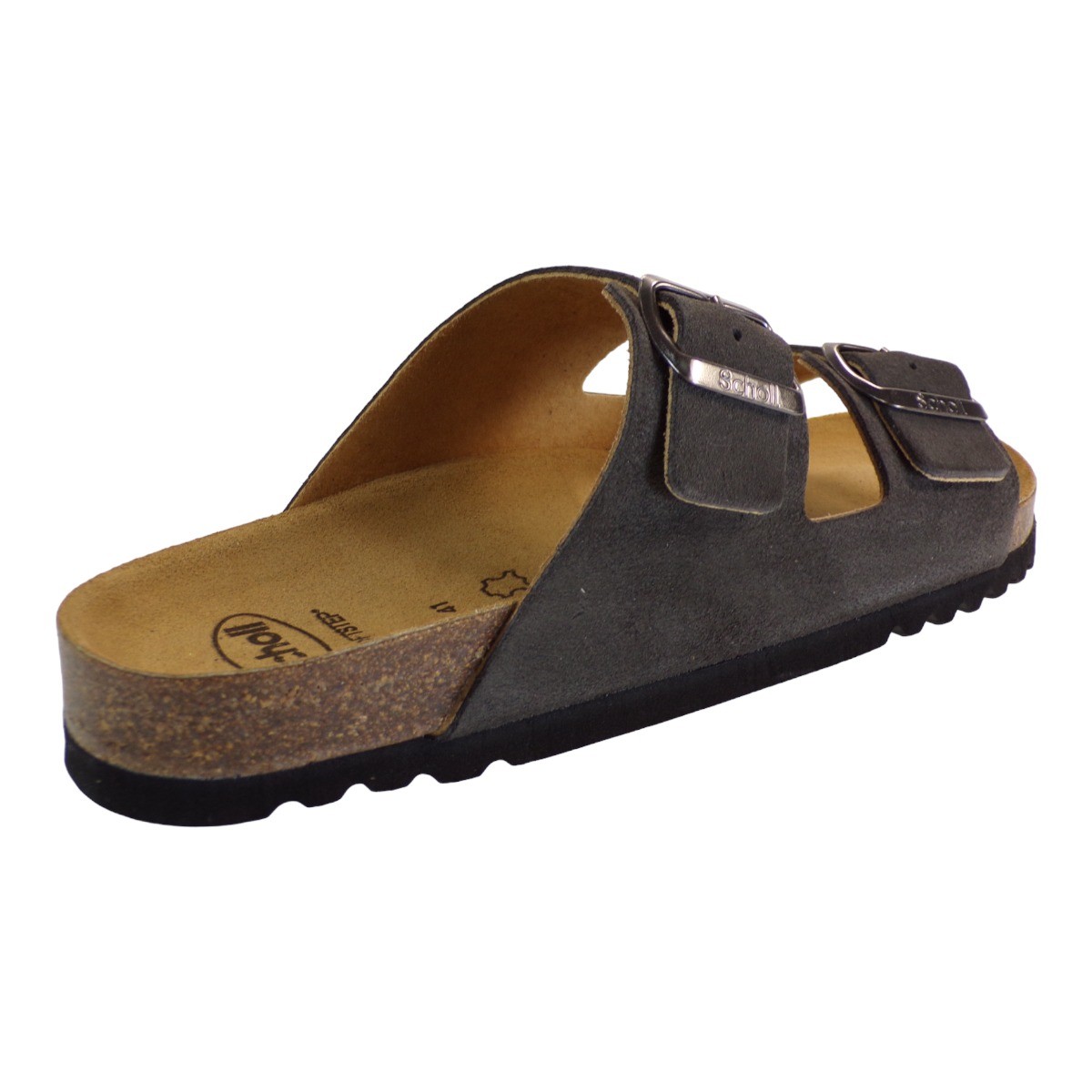 Scholl Ανδρικά Σανδάλια Ανατομικά Δερμάτινα JULIEN F30074-1029 Γκρί φωτογραφία