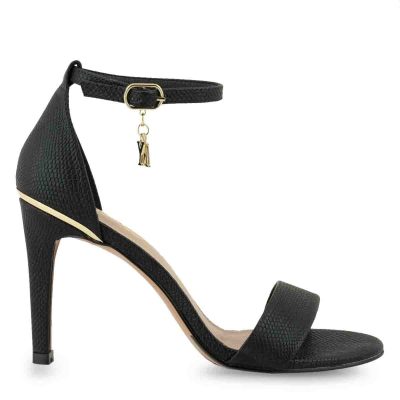 EXE Shoes Πέδιλα Γυναικεία RENATA-932 700-932 Μαύρο Φίδι Q47009325006