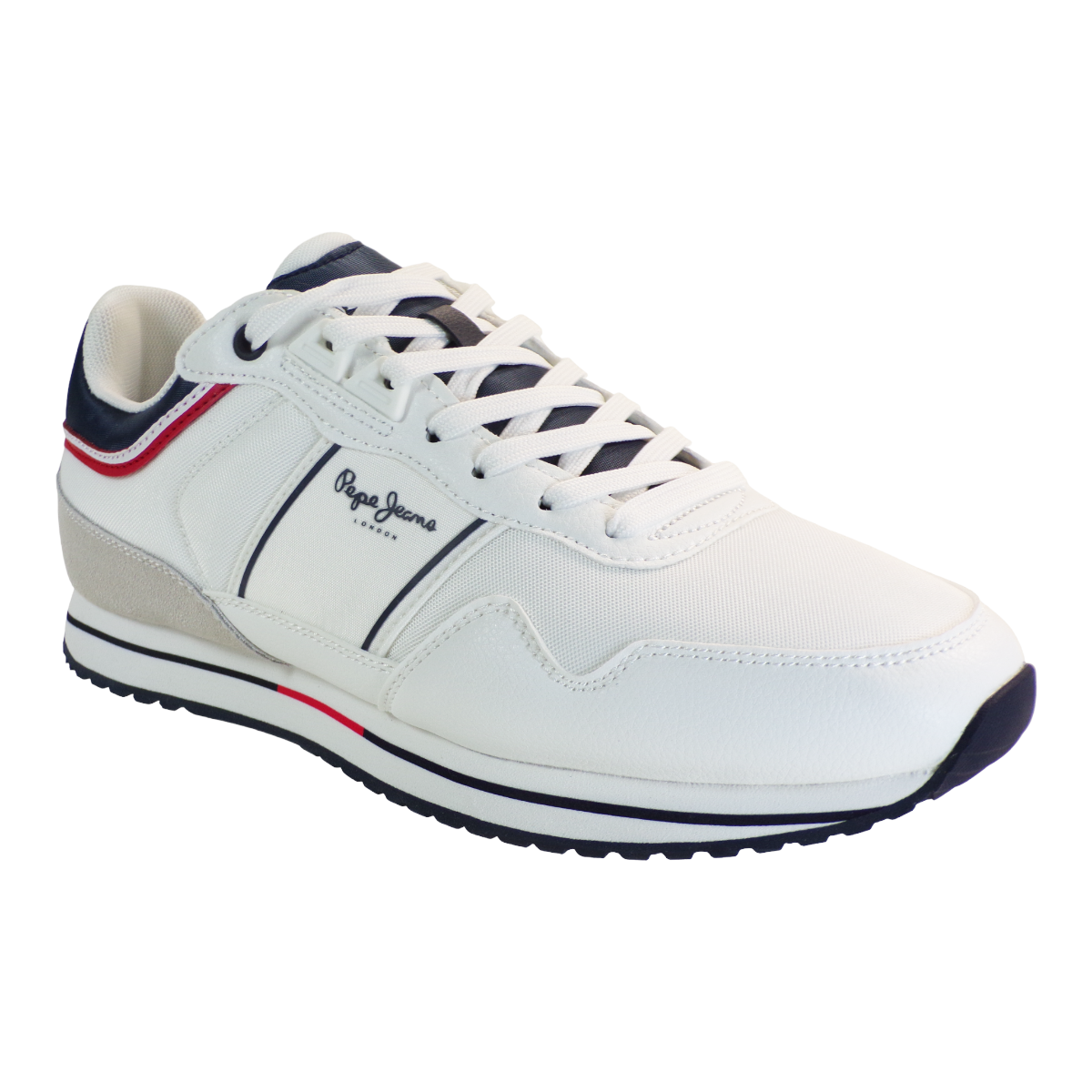 Pepe Jeans TOURS CLUP Sneakers Ανδρικά Παπούτσια PMS30907-800 Λευκό