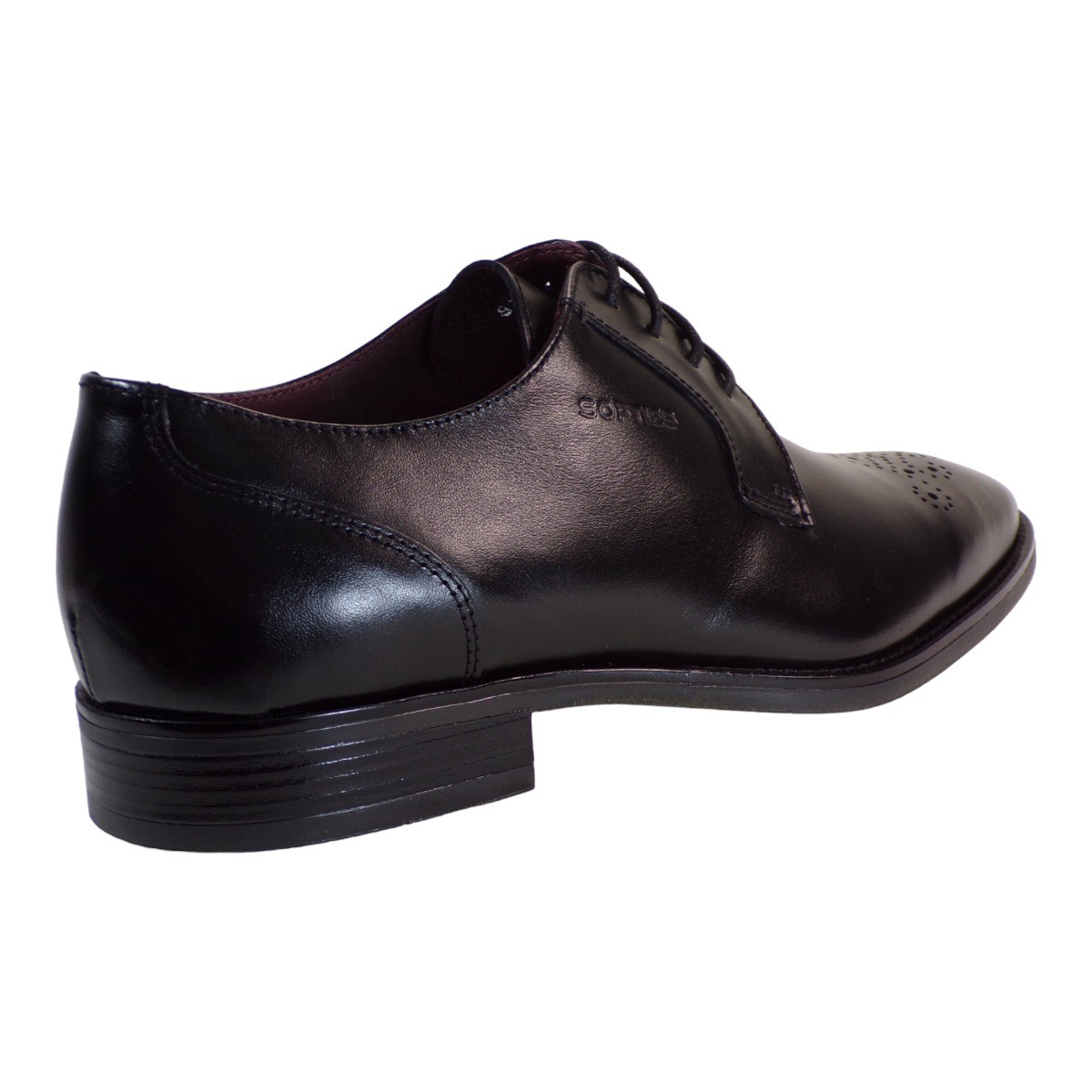 Softies Ανδρικά Παπούτσια 8125 Μαύρο Δέρμα φωτογραφία