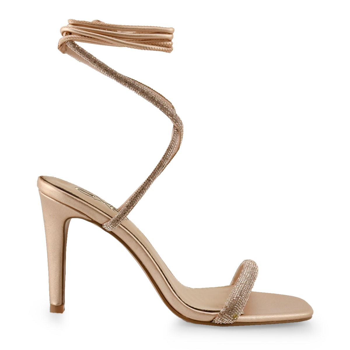 EXE Shoes Πέδιλα Γυναικεία VICTORIA-366 Ρόζ Χρυσό Στράς Q4700366537M φωτογραφία