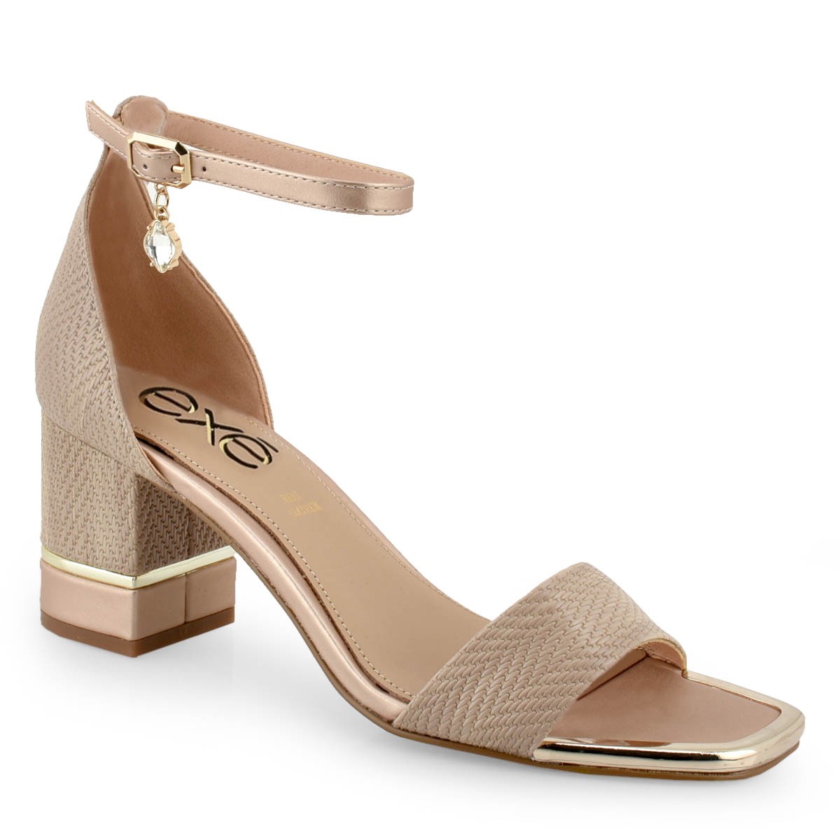 EXE Shoes Πέδιλα Γυναικεία EDEN-763 700-763 Nude Ροζ Χρυσός Q4700763390S