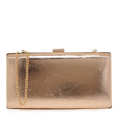 Exe Bags Γυναικεία Τσάντα Φάκελος Clutches 700-202 64202 Ρόζ Χρυσός Στάμπα Q6700202991Q