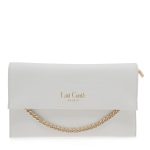 LARA CONTE MADRID Γυναικεία Τσάντα Φάκελος Clutches 700-931 9331 Λευκό Φίδι Q67009319079
