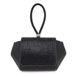 Exe Bags Γυναικεία Τσάντα Φάκελος Clutches 84W-010 HB-01 Μαύρο Στρας Q684W0109171