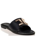 Envie shoes Γυναικεία Πέδιλα Παντούφλες E96-17287-34 Μαύρο