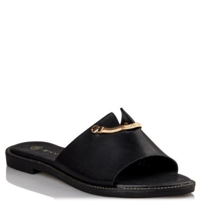 Envie shoes Γυναικεία Πέδιλα Παντούφλες E96-17295-34 Μαύρο