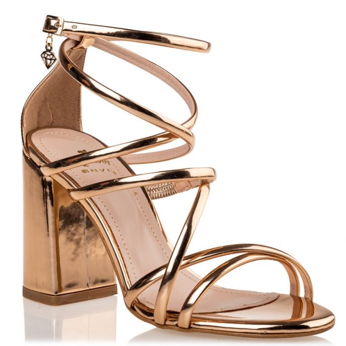 Mairiboo by Envie Shoes Γυναικεία Πέδιλα M03-15780-58 Χαλκός ELECTRICITY