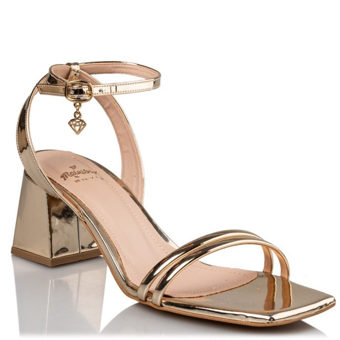 Mairiboo by Envie Shoes Γυναικεία Πέδιλα M03-17512-45 Πλατίνα