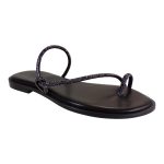 Robinson Γυναικεία Παντόφλες 9631 Μαύρο Δέρμα