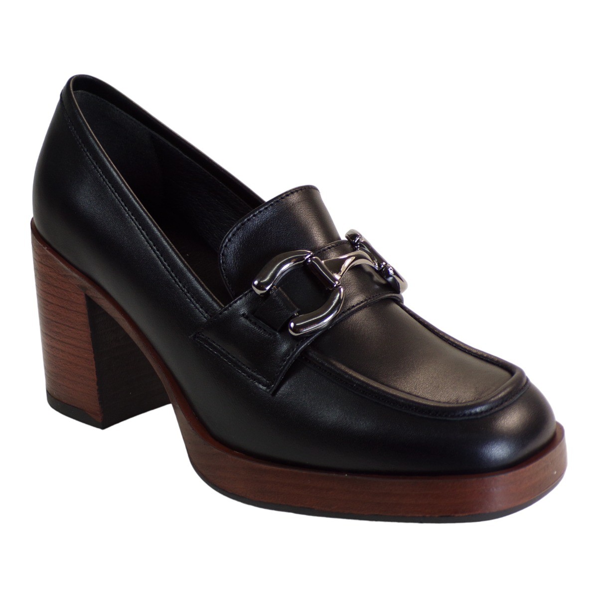 Commanchero Γυναικεία Παπούτσια Γόβες 51067-721 Μαύρο Δέρμα