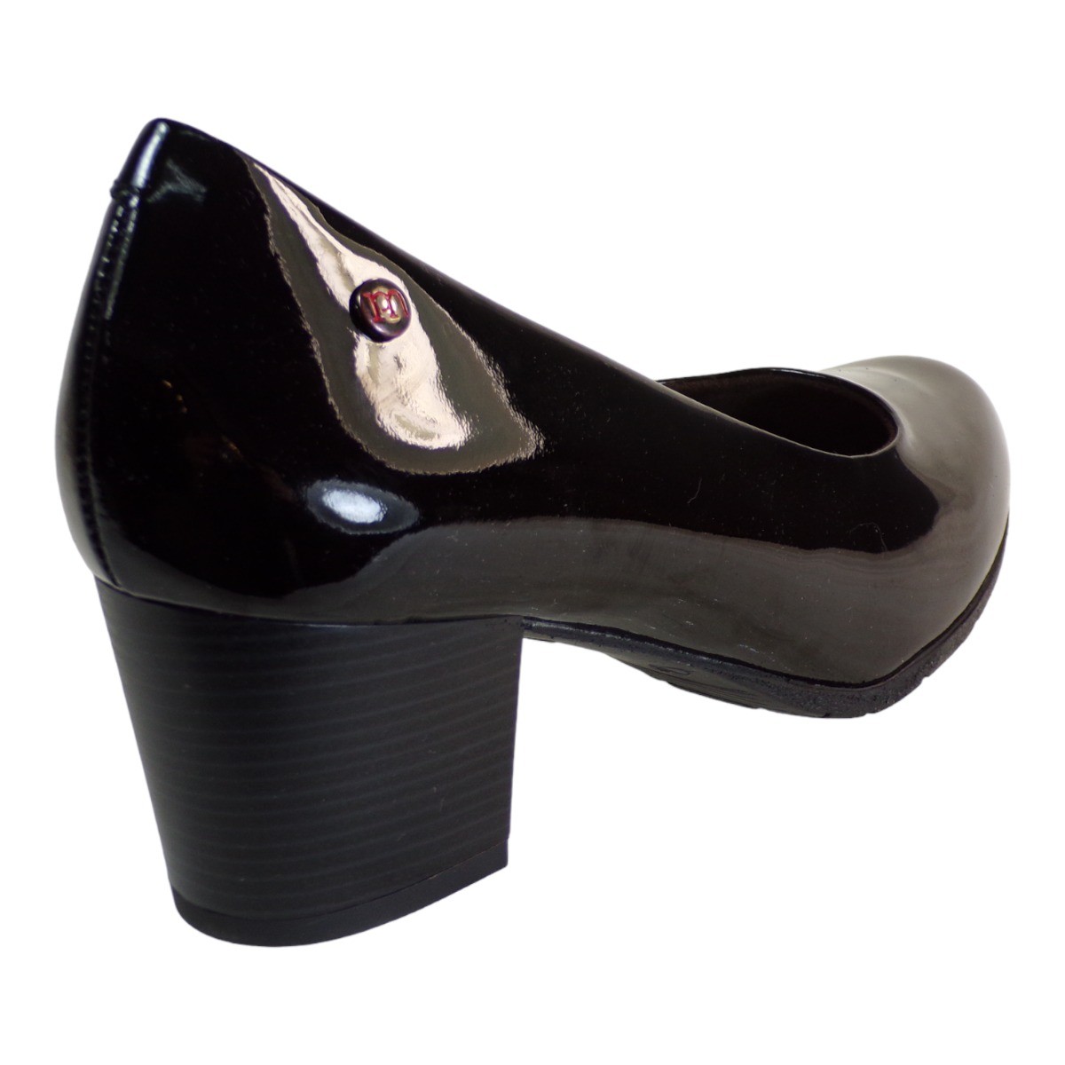 PEPE MENARGUES SHOES Γυναικεία Παπούτσια CHAROL 20480 Μαύρο Λουστρίνι Δέρμα φωτογραφία