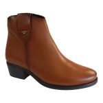 PEPE MENARGUES SHOES Γυναικεία Παπούτσια Μποτάκια 20410 Ταμπά Δέρμα