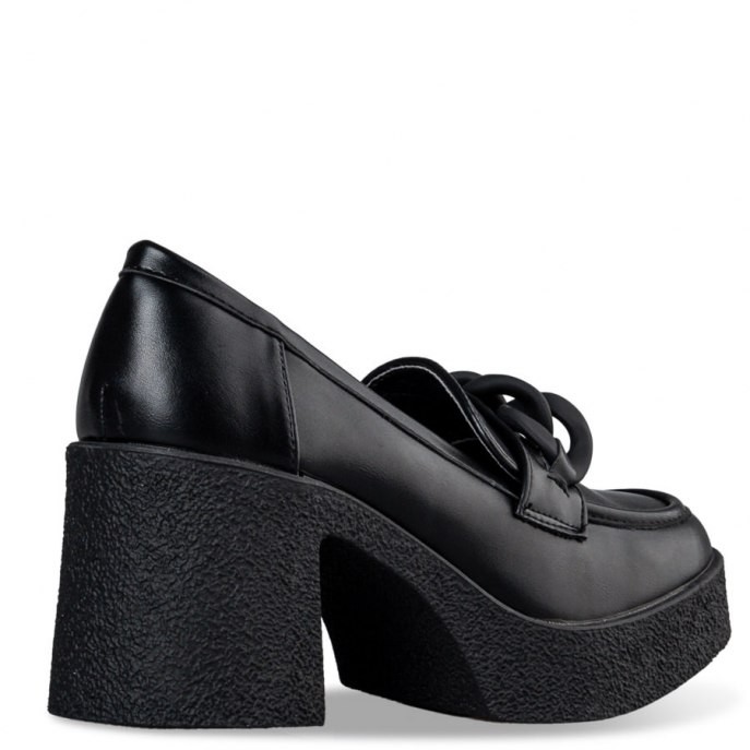 ENVIE SHOES Γυναικεία Παπούτσια LOAFERS E84-18224-34 Μαύρο φωτογραφία