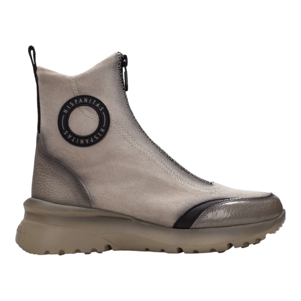 Hispanitas Γυναικεία Mποτάκια Ankle Boot Polinesia HI233016 TAUPE