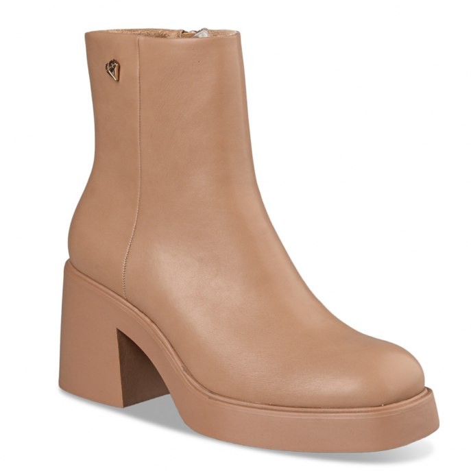 Mairiboo by Envie Shoes Γυναικεία Mποτάκια M10-18628-26 Κάμελ SMOOTHIES