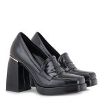 Exe Γυναικεία LOAFERS Μοκασίνια Γόβες 54R-707 Μαύρο Φλωρεντίκ R154R707549J