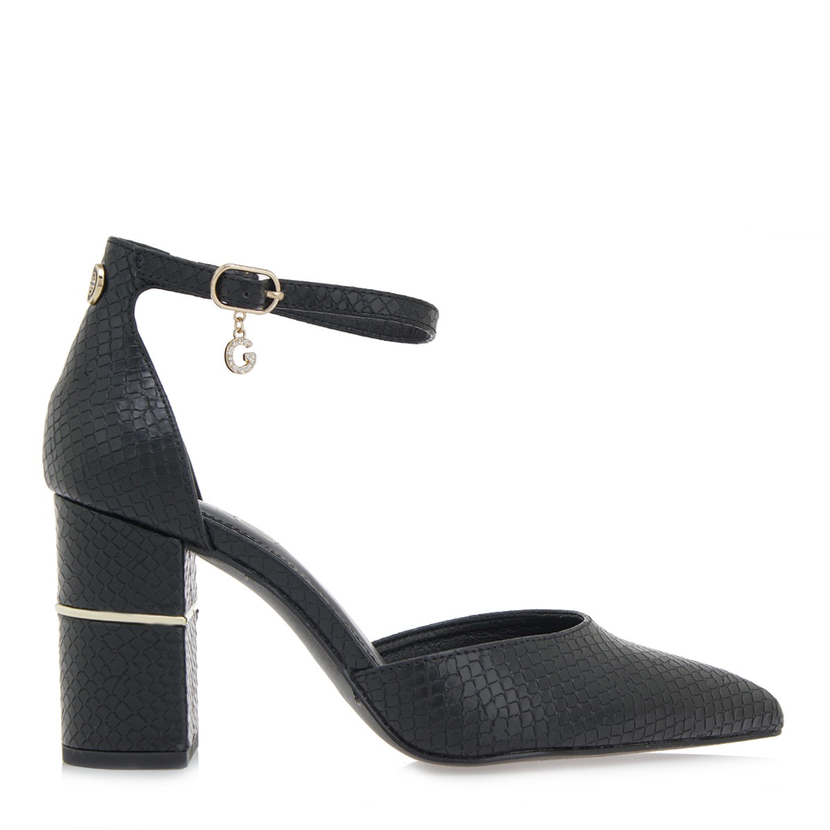 Exe Shoes Γυναικείες Γόβες 015-700 Μαύρο Φίδι Ματ R17000155K87 φωτογραφία