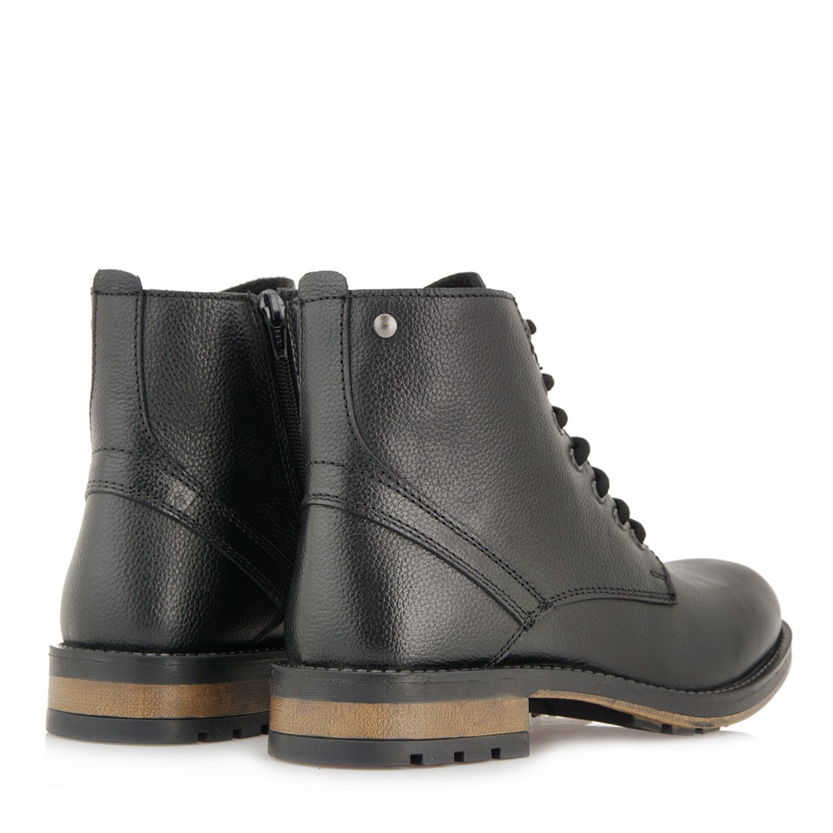 JK LONDON Ανδρικά παπούτσια Αρβυλάκια 26X-822 Μαύρο Δέρμα R526X8222002 φωτογραφία