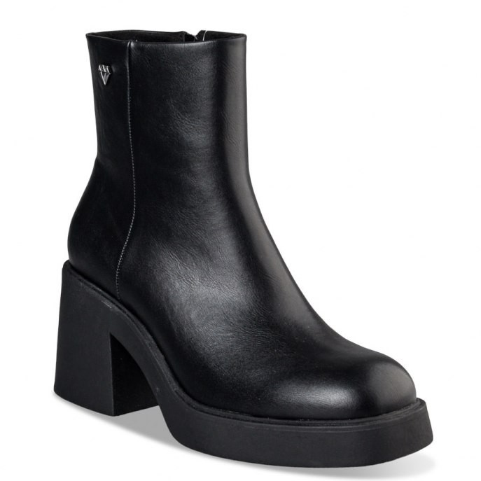 Mairiboo by Envie Shoes Γυναικεία Mποτάκια M10-18628-34 Μαύρο SMOOTHIES