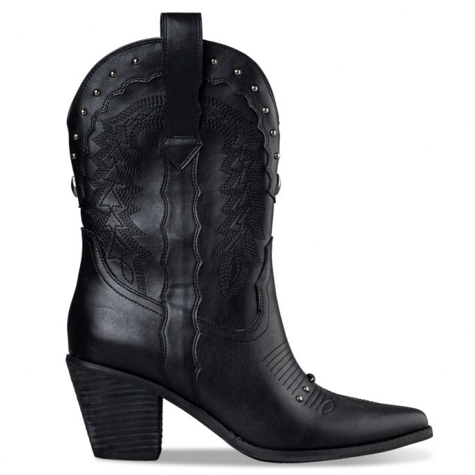 Mairiboo by Envie Shoes Γυναικεία Mπότα M32-18622-34 Μαύρο COWBOOS